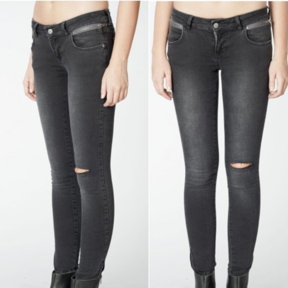 Anine Bing Distressed Skinny Jeans Size 24. - Picture 1 of 10